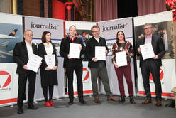 Die "Lokaljournalisten des Jahres" 2016.