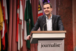 Florian Klenk ("Falter) wurde als Österreichs "Journalist des Jahres" geehrt.