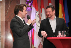 Rainer Nowak ("Presse") und Michael Lang ("APA").