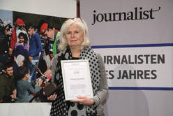 Elfrieder Hammerl ("profil") erhielt den Sonderpreis für ihr Lebenswerk.