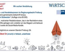 Job des Tages: Magazin-Redakteur  in Freiburg gesucht
