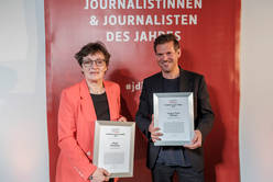 Birgit Wentzien (Deutschlandfunk), Gregor Peter Schmitz (Augsburger Allgemeine)