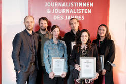 Dietmar Schiffermüller, Gunnar Krupp, Anna Orth, Salome Zadegan, Jasmin Klofta (STRG F)