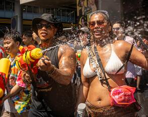 Songkran-Fest in Bangkok