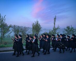 Ostersingen zum Sonnenaufgang