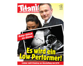 „Titanic“-Cover: Ex-Minister Lindner und Ehefrau kündigen Klage an